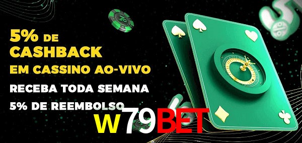 Promoções do cassino ao Vivo w79bet
